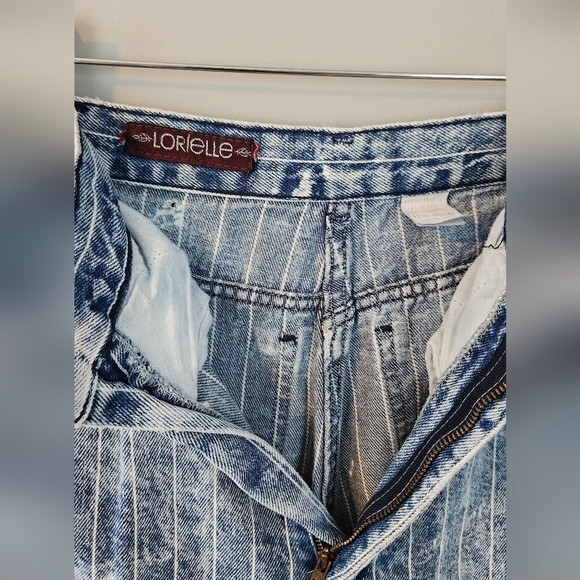 Vintage 80s 90s lorielle acid wash jeans sz sm/0 - Picture 4 of 9